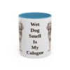 11oz-otterhound-mug-humor-light-blue 11oz Funny Otterhound Mug, Light Blue, front view