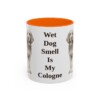11oz-otterhound-mug-humor-orange 11oz Funny Otterhound Mug, Orange, front view