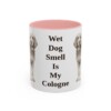 11oz-otterhound-mug-humor-pink 11oz Funny Otterhound Mug, Pink, front view