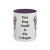 11oz-otterhound-mug-humor-purple 11oz Funny Otterhound Mug, Purple, front view
