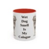 11oz-otterhound-mug-humor-red 11oz Funny Otterhound Mug, Red, front view
