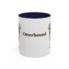 11oz Otterhound Mug, Navy, front view
