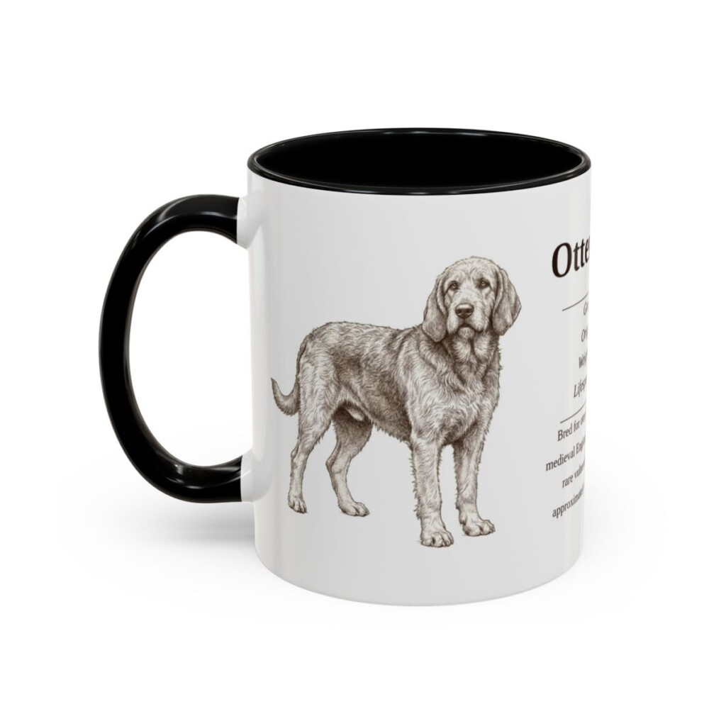 11oz-otterhound-mug-writeup-black-left 11oz Otterhound Mug, Black, left side view