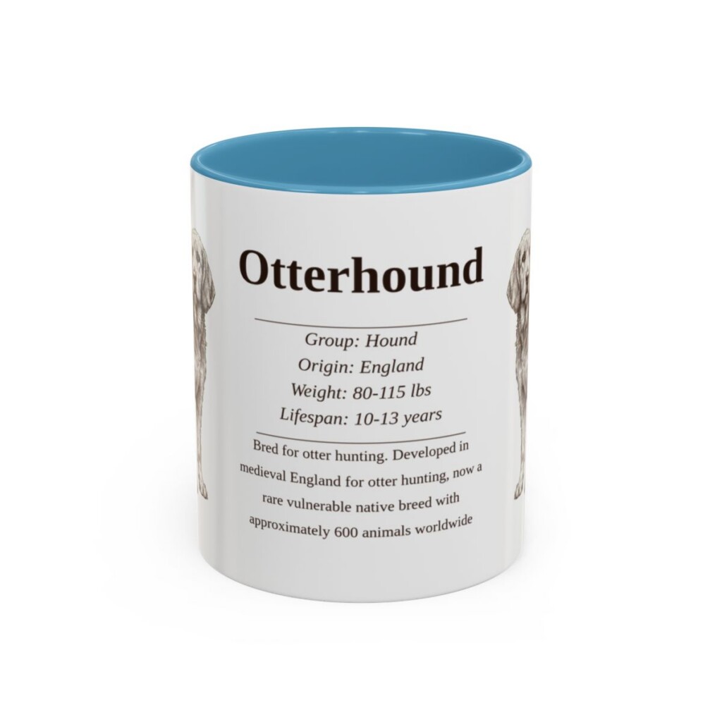 11oz-otterhound-mug-writeup-light-blue 11oz Otterhound Mug, Light Blue, front view