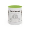 11oz-otterhound-mug-writeup-light-green 11oz Otterhound Mug, Light Green, front view