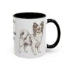 11oz-papillon-mug-humor-black-right 11oz Funny Papillon Mug, Black, right side view