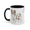 11oz Papillon Latin Mug, Black, left side view