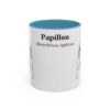 11oz Papillon Latin Mug, Light Blue, front view