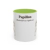 11oz Papillon Latin Mug, Light Green, front view