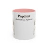 11oz Papillon Latin Mug, Pink, front view