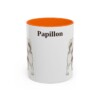 11oz Papillon Mug, Orange, front view