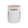 11oz Papillon Mug, Pink, front view