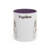 11oz Papillon Mug, Purple, front view