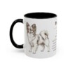 11oz Papillon Mug, Black, left side view