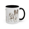 11oz Papillon Mug, Black, right side view