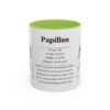 11oz Papillon Mug, Light Green, front view