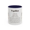 11oz Papillon Mug, Navy, front view