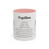 11oz Papillon Mug, Pink, front view