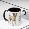 11oz Parson Russell Terrier Mug, Black, lifestyle photo