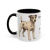 11oz Funny Parson Russell Terrier Mug, Black, left side view