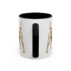 11oz Parson Russell Terrier Dog Mom Mug, Black, back view