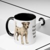 11oz Parson Russell Terrier Dog Mom Mug, Black, lifestyle photo