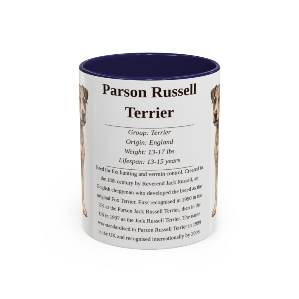 11oz-parson-russell-terrier-mug-writeup-navy 11oz parson russell terrier mug, Navy