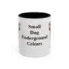 11oz Funny Patterdale Terrier Mug, Black, front view