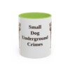 11oz Funny Patterdale Terrier Mug, Light Green, front view