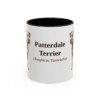 11oz-patterdale-terrier-mug-latin-black-front 11oz Patterdale Terrier Latin Mug, Black, front view