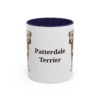 11oz-patterdale-terrier-mug-navy 11oz Patterdale Terrier Mug, Navy, front view
