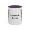 11oz-patterdale-terrier-mug-purple 11oz Patterdale Terrier Mug, Purple, front view