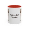 11oz-patterdale-terrier-mug-red 11oz Patterdale Terrier Mug, Red, front view