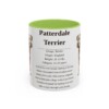 11oz Patterdale Terrier Mug, Light Green, front view