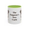 11oz Funny Peke-A-Poo Mug, Light Green, front view