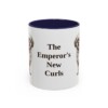 11oz Funny Peke-A-Poo Mug, Navy, front view