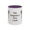 11oz Funny Peke-A-Poo Mug, Purple, front view