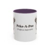 11oz-peke-a-poo-mug-latin-purple 11oz Peke-A-Poo Latin Mug, Purple, front view