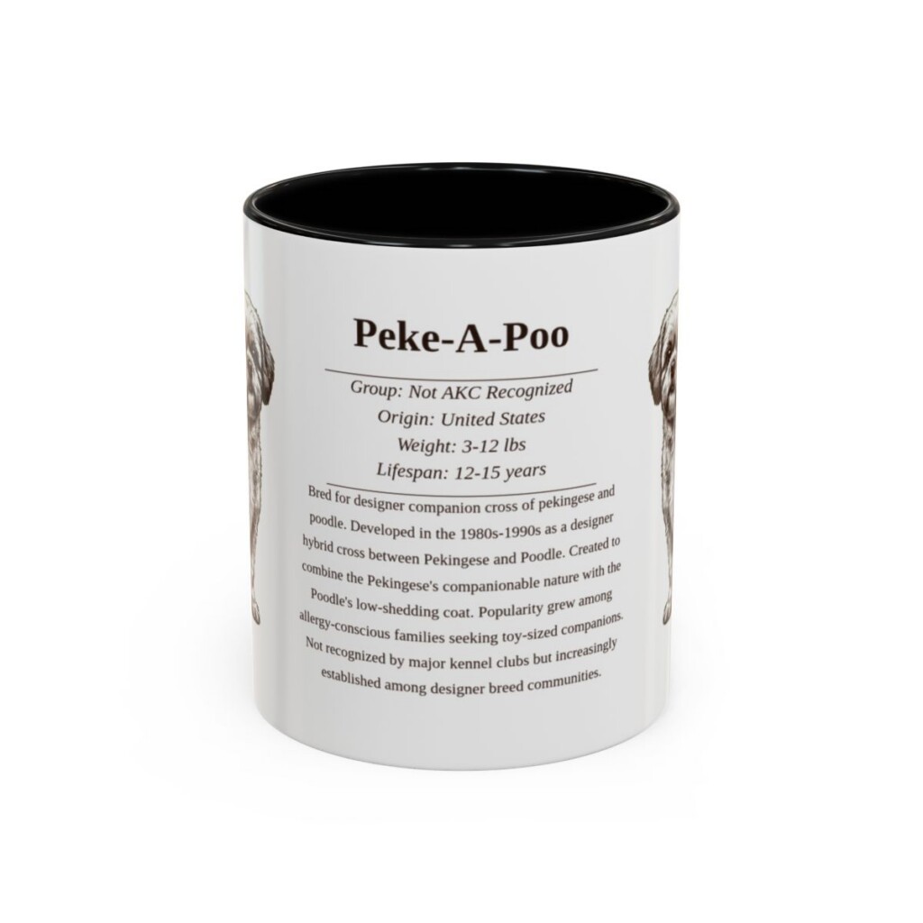 11oz-peke-a-poo-mug-writeup-black-front 11oz Peke-A-Poo Mug, Black, front view