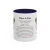11oz-peke-a-poo-mug-writeup-navy 11oz Peke-A-Poo Mug, Navy, front view