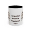 11oz-pekingese-mug-humor-black-front 11oz Funny Pekingese Mug, Black, front view