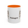 11oz Pekingese Mug, Orange, front view