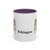 11oz Pekingese Mug, Purple, front view