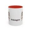 11oz Pekingese Mug, Red, front view