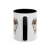 11oz Pekingese Mug, Black, back view