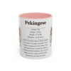 11oz Pekingese Mug, Pink, front view