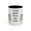 11oz-pembroke-welsh-corgi-mug-humor-black-front 11oz Funny Pembroke Welsh Corgi Mug, Black, front view