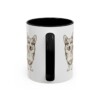 11oz Pembroke Welsh Corgi Mug, Black, back view