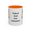 11oz-peruvian-inca-orchid-mug-humor-orange 11oz Funny Peruvian Inca Orchid Mug, Orange, front view