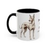 11oz Peruvian Inca Orchid Latin Mug, Black, left side view